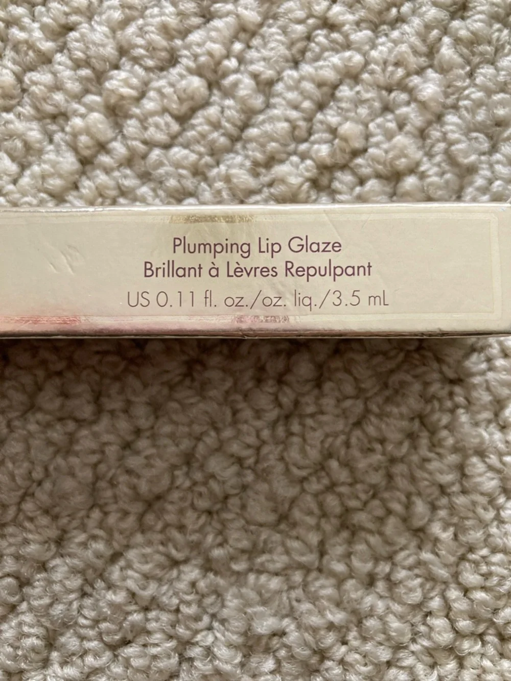 Stila Plumping Lip Glaze Gloss in Hazelnut Brown Red 0.11 fl oz Full Size NIB